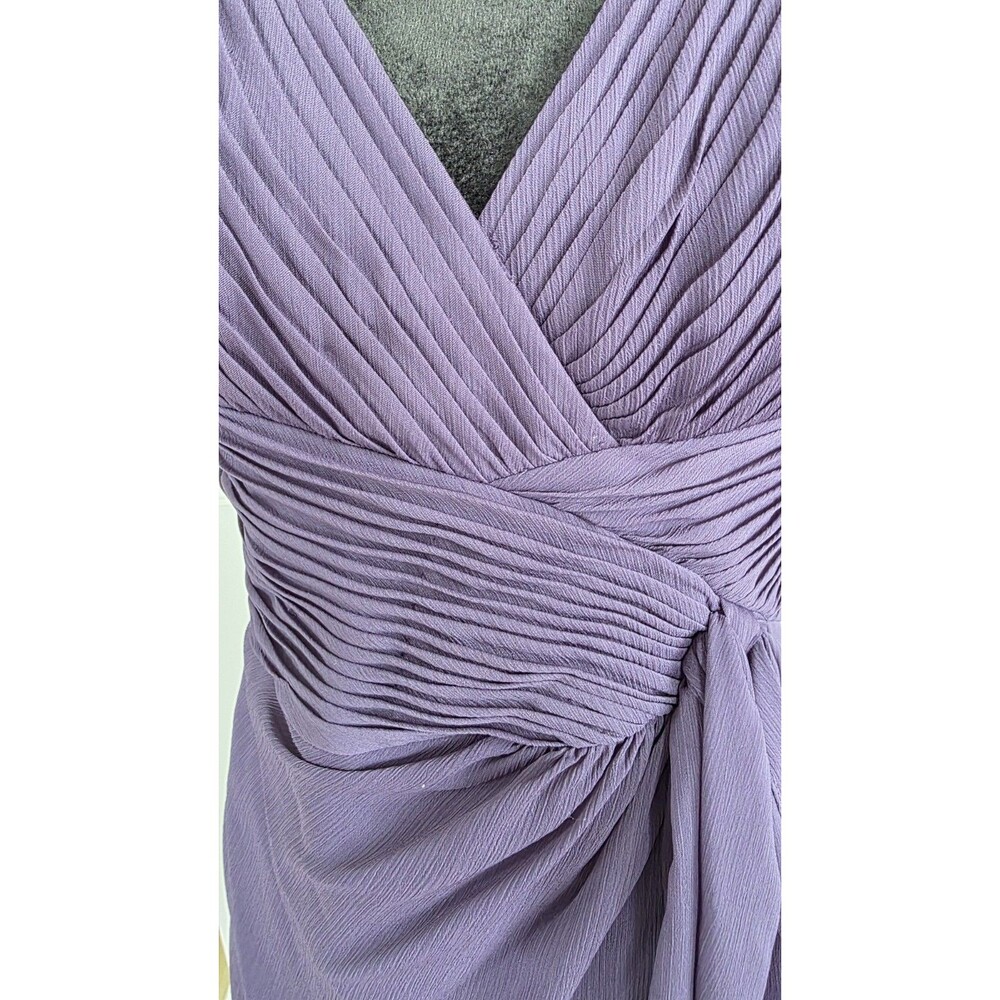 David's Bridal Purple Full Length Dress Size 6